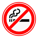 Sign Color No Smoking